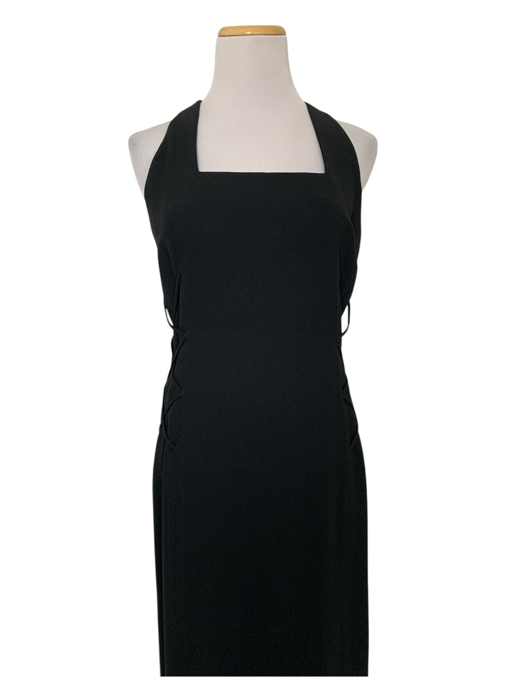 Vintage 90s Y2K Ann Taylor Criss Cross Midi/maxi pencil dress dress